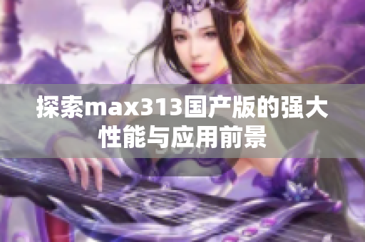 探索max313国产版的强大性能与应用前景