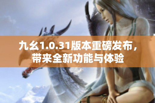 九幺1.0.31版本重磅发布，带来全新功能与体验