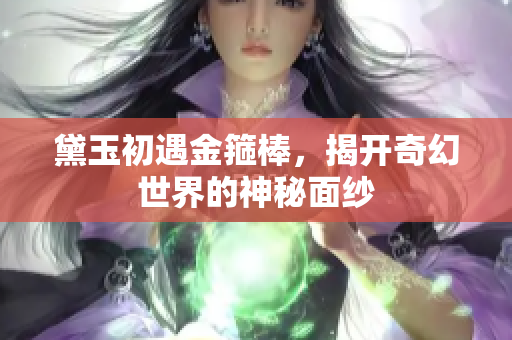 黛玉初遇金箍棒，揭开奇幻世界的神秘面纱