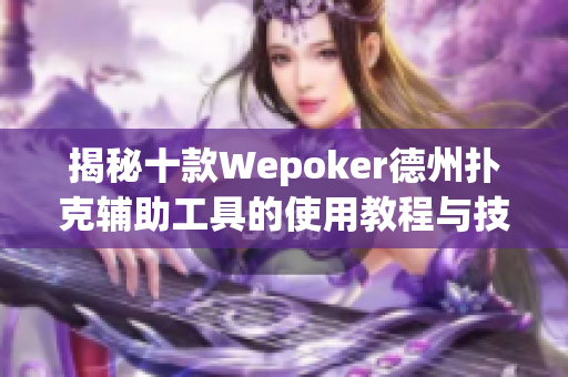 揭秘十款Wepoker德州扑克辅助工具的使用教程与技巧