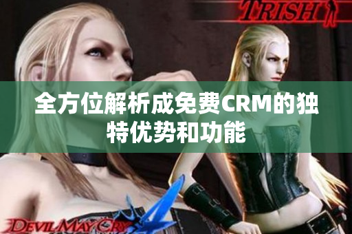 全方位解析成免费CRM的独特优势和功能