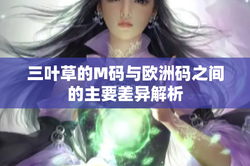 三叶草的M码与欧洲码之间的主要差异解析