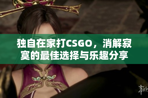 独自在家打CSGO，消解寂寞的最佳选择与乐趣分享