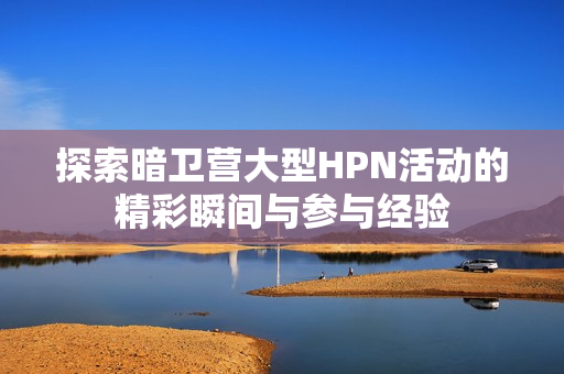 探索暗卫营大型HPN活动的精彩瞬间与参与经验