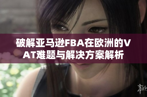 破解亚马逊FBA在欧洲的VAT难题与解决方案解析