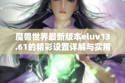 魔兽世界最新版本eluv13.61的精彩设置详解与实用技巧