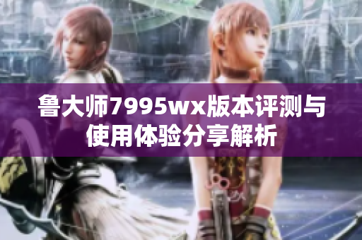 鲁大师7995wx版本评测与使用体验分享解析