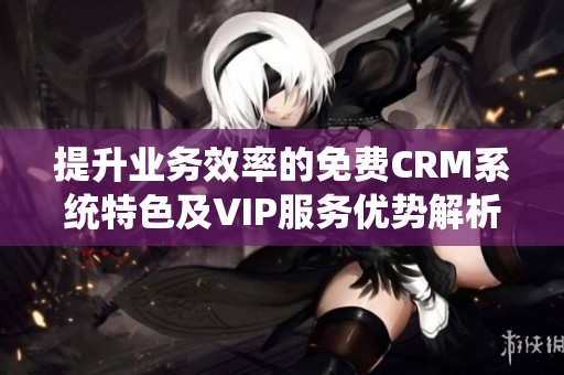 提升业务效率的免费CRM系统特色及VIP服务优势解析