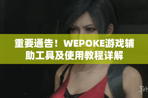 重要通告！WEPOKE游戏辅助工具及使用教程详解