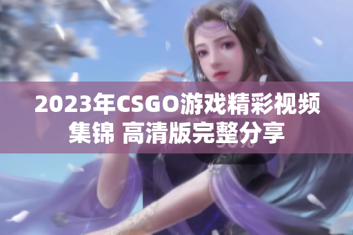 2023年CSGO游戏精彩视频集锦 高清版完整分享