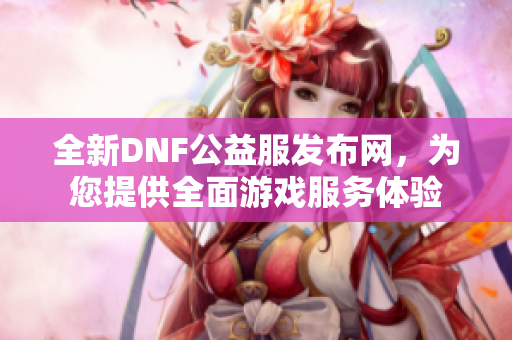 全新DNF公益服发布网，为您提供全面游戏服务体验