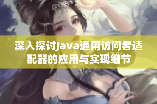 深入探讨Java通用访问者适配器的应用与实现细节