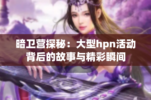 暗卫营探秘：大型hpn活动背后的故事与精彩瞬间