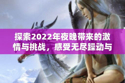 探索2022年夜晚带来的激情与挑战，感受无尽躁动与期待