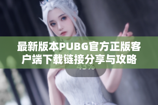 最新版本PUBG官方正版客户端下载链接分享与攻略